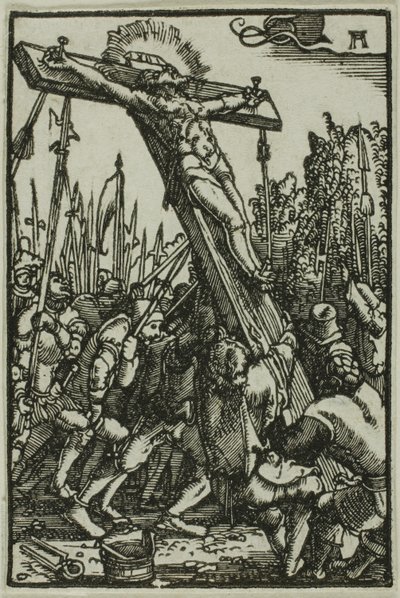 A elevação da cruz, da queda e redenção do homem de Albrecht Altdorfer