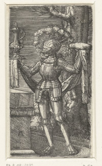 Cavaleiro com vinho e pão de Albrecht Altdorfer