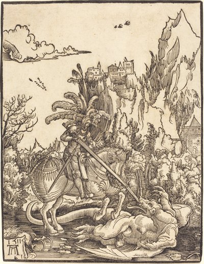 São Jorge matando o dragão de Albrecht Altdorfer