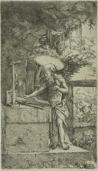 São Jerônimo lendo de Albrecht Altdorfer