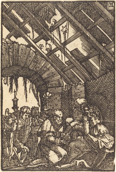 A adoração dos magos de Albrecht Altdorfer