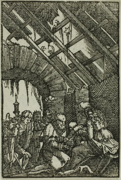 A Adoração dos Magos, de A Queda e Redenção do Homem de Albrecht Altdorfer