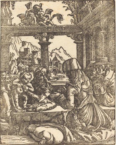 A adoração dos pastores de Albrecht Altdorfer