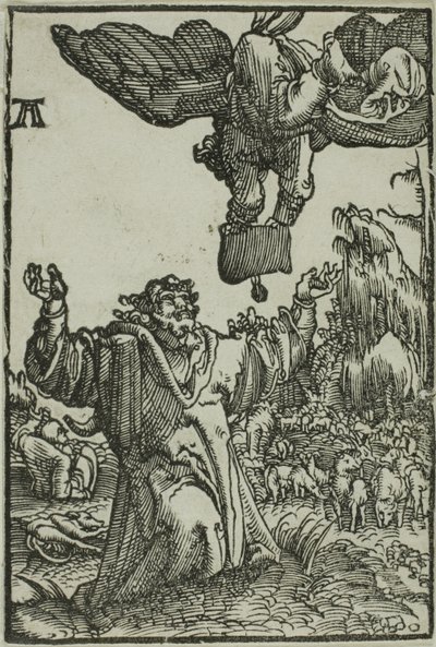 A Anunciação a Joaquim, de A Queda e Redenção do Homem de Albrecht Altdorfer
