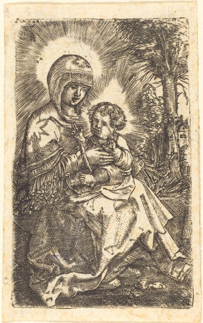 A "Bela Virgem" de Ratisbona numa Paisagem de Albrecht Altdorfer