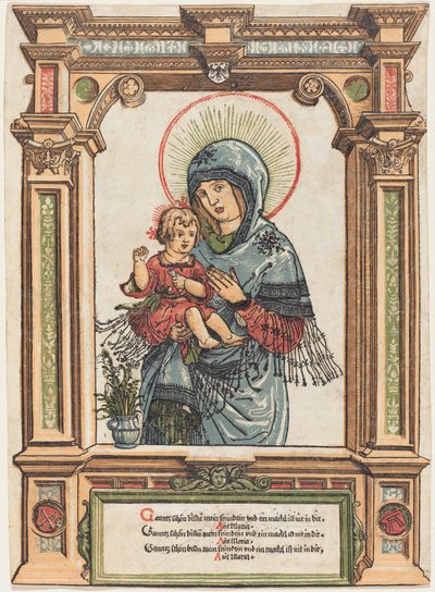 A bela Virgem de Regensburg, c. 15191520. de Albrecht Altdorfer