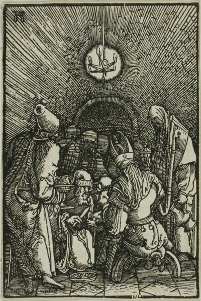 A circuncisão, de A Queda e Redenção do Homem de Albrecht Altdorfer