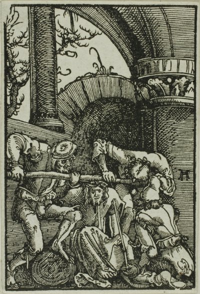A Coroação de Espinhos, de A Queda e Redenção do Homem de Albrecht Altdorfer