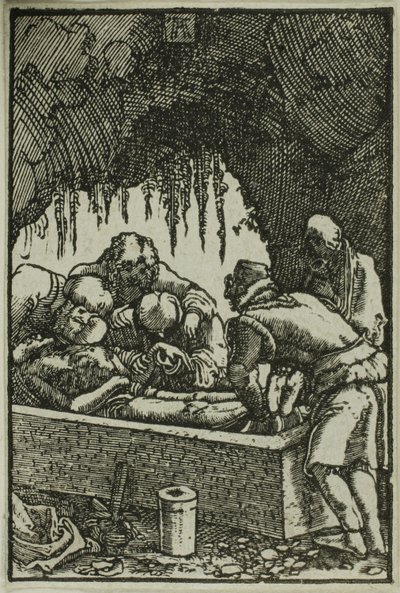 O Sepultamento, de A Queda e Redenção do Homem de Albrecht Altdorfer