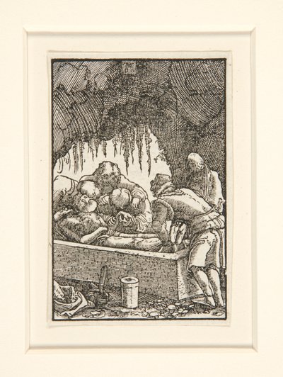 O Entombamento de Cristo, da série A Queda e a Redenção do Homem de Albrecht Altdorfer