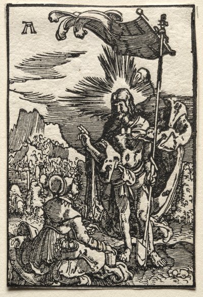 A queda e redenção do homem: Cristo aparecendo em Santa Maria Madalena, c. 1515 de Albrecht Altdorfer