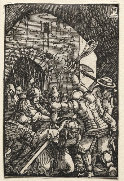 A queda e redenção do homem: Cristo carregando a cruz de Albrecht Altdorfer