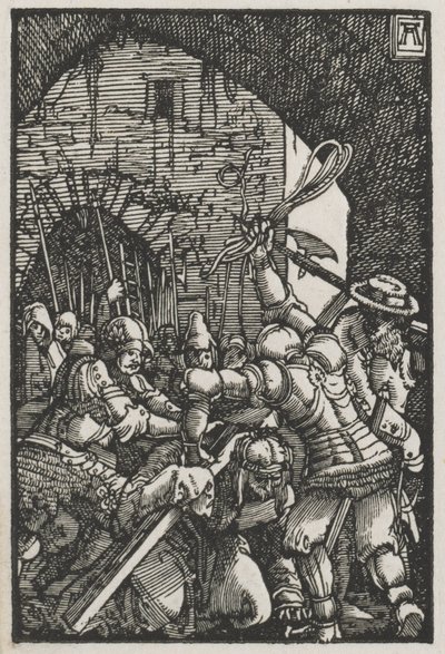 A queda e redenção do homem: Cristo carregando a cruz de Albrecht Altdorfer