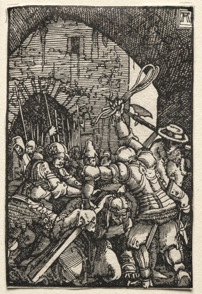 A queda e redenção do homem: Cristo carregando a cruz, c. 1515 de Albrecht Altdorfer