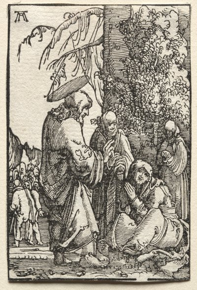 A Queda e a Redenção do Homem: Cristo Despedindo-se de Sua Mãe antes da Paixão de Albrecht Altdorfer