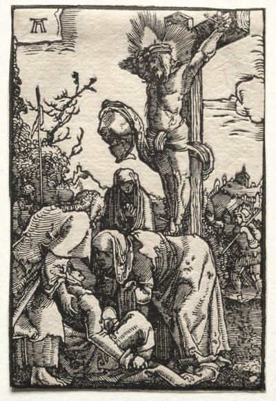 A queda e redenção do homem: Cristo na cruz, c. 1515 de Albrecht Altdorfer