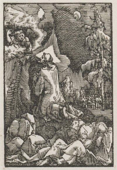 A Queda e Redenção do Homem: Cristo no Monte das Oliveiras, c. 1515 de Albrecht Altdorfer