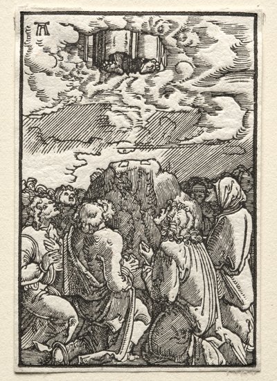 A Queda e Redenção do Homem: A Ascensão, c. 1515 de Albrecht Altdorfer
