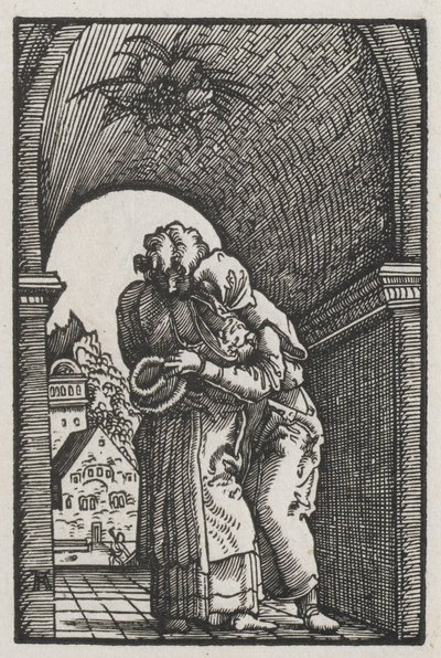 A Queda e Redenção do Homem: O Abraço de Joaquim e Ana no Portão Dourado de Albrecht Altdorfer