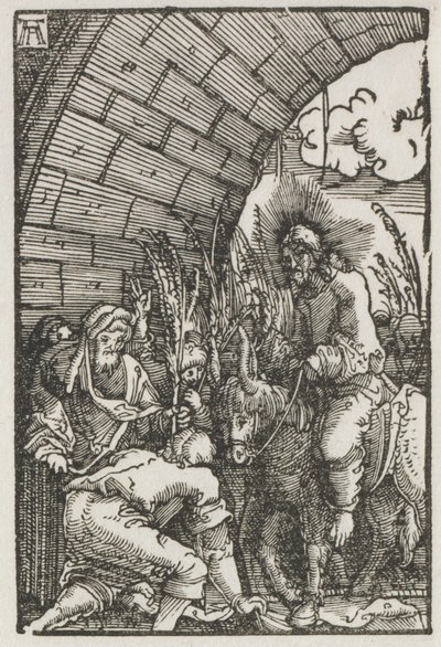A Queda e Redenção do Homem: A Entrada em Jerusalém, c. 1515 de Albrecht Altdorfer