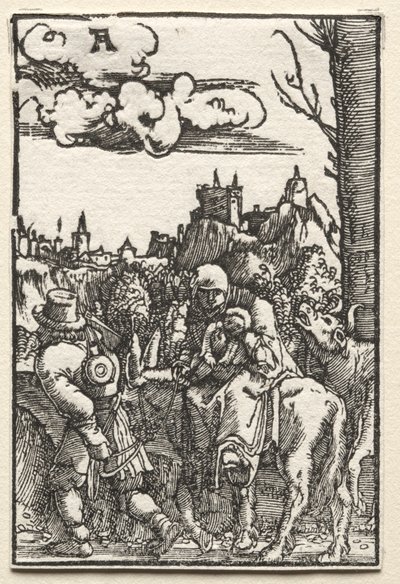 A Queda e a Redenção do Homem: O Voo para o Egipto, c. 1515. de Albrecht Altdorfer