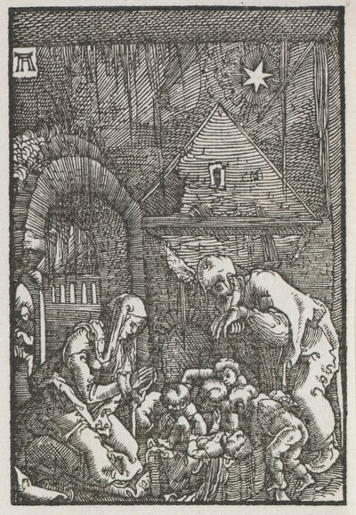 A Queda e Redenção do Homem: A Natividade, c. 1515 de Albrecht Altdorfer