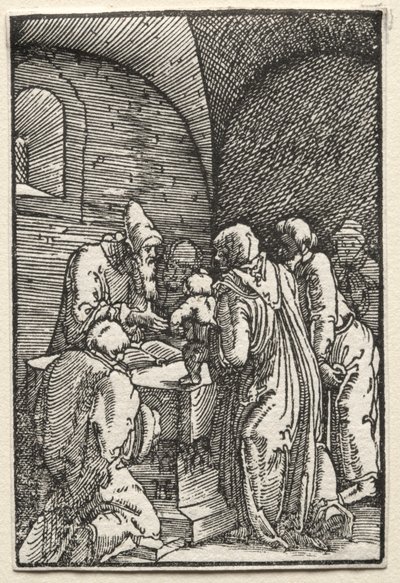 A Queda e Redenção do Homem: A Apresentação de Cristo no Templo, c. 1515 de Albrecht Altdorfer