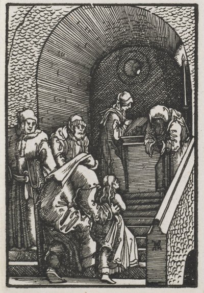 A Queda e Redenção do Homem: A Apresentação da Virgem no Templo, 1515. de Albrecht Altdorfer
