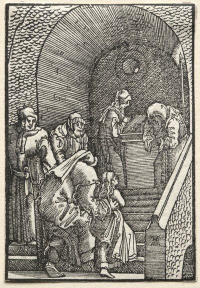 A Queda e Redenção do Homem: A Apresentação da Virgem no Templo, 1515. de Albrecht Altdorfer