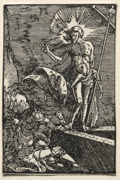 A Queda e Redenção do Homem: A Ressurreição, c. 1515 de Albrecht Altdorfer