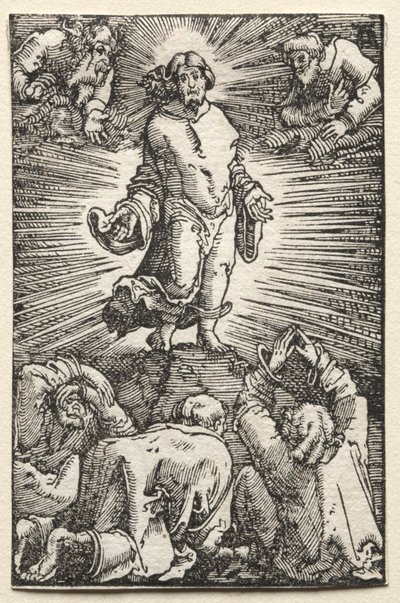 A Queda e Redenção do Homem: A Transfiguração, c. 1515 de Albrecht Altdorfer