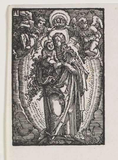 A Queda e Redenção do Homem: A Virgem como Rainha do Céu, c. 1513 de Albrecht Altdorfer