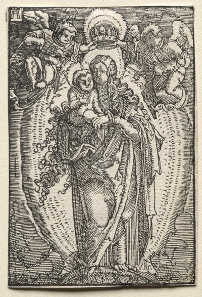 A Queda e Redenção do Homem: A Virgem como Rainha do Céu, c. 1515 de Albrecht Altdorfer