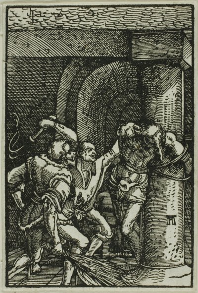 A Flagelação, de A Queda e Redenção do Homem de Albrecht Altdorfer