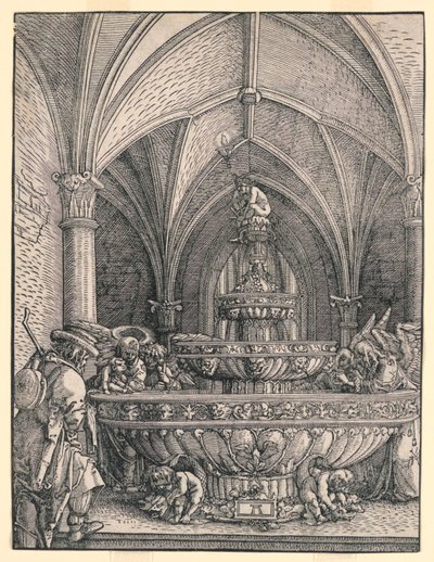 A Sagrada Família na fuga para o Egito de Albrecht Altdorfer