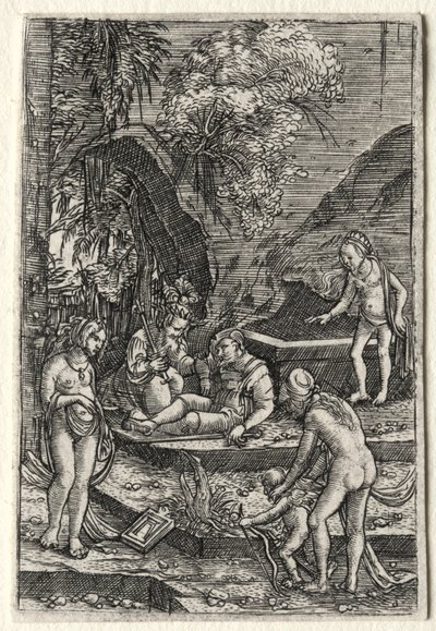 O Julgamento de Paris, 1511. de Albrecht Altdorfer