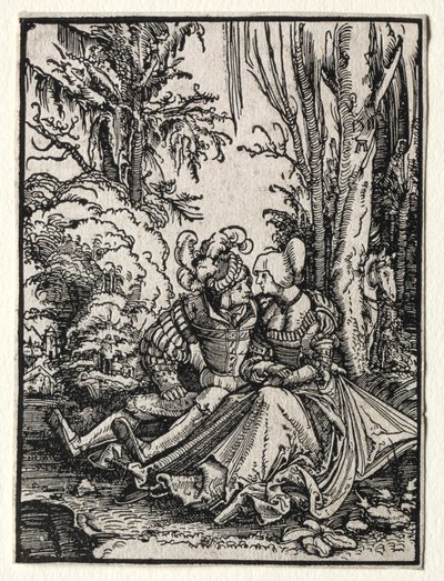 Os Amantes, 1511. de Albrecht Altdorfer