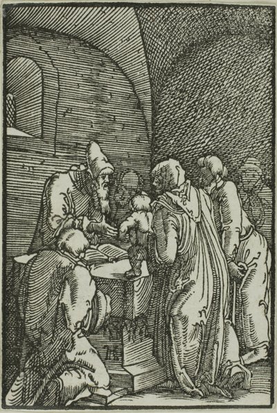 A Apresentação no Templo, de A Queda e Redenção do Homem de Albrecht Altdorfer
