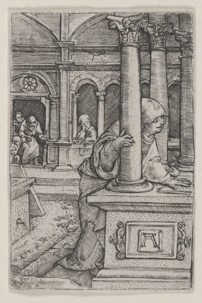 A Virgem à Procura de Jesus no Templo de Albrecht Altdorfer