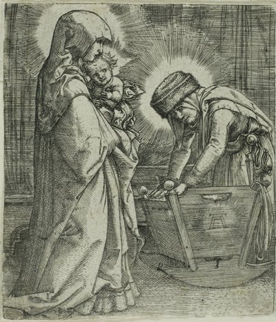 A Virgem e o Menino com Santa Ana no Berço de Albrecht Altdorfer