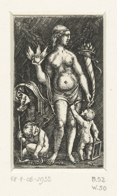 Vénus com dois putti de Albrecht Altdorfer