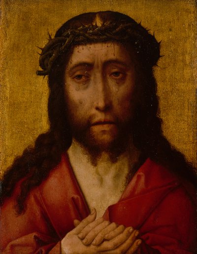 Cristo, o Homem das Dores (óleo no painel) de Albrecht Bouts