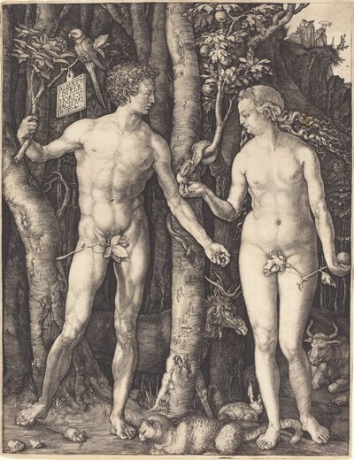 Adão e Eva de Albrecht Dürer