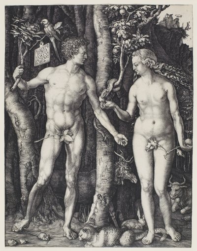 Adão e Eva de Albrecht Dürer