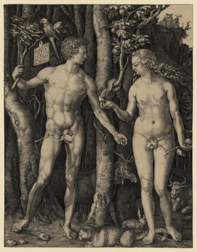 Adão e Eva de Albrecht Dürer