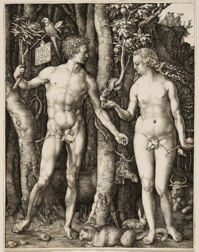 Adão e Eva de Albrecht Dürer
