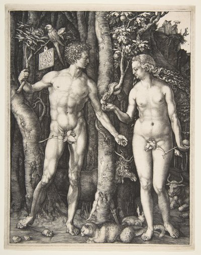 Adão e Eva, 1504 de Albrecht Dürer