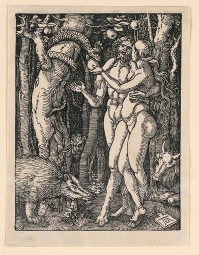 Adam and Even, da série A Pequena Paixão de Albrecht Dürer