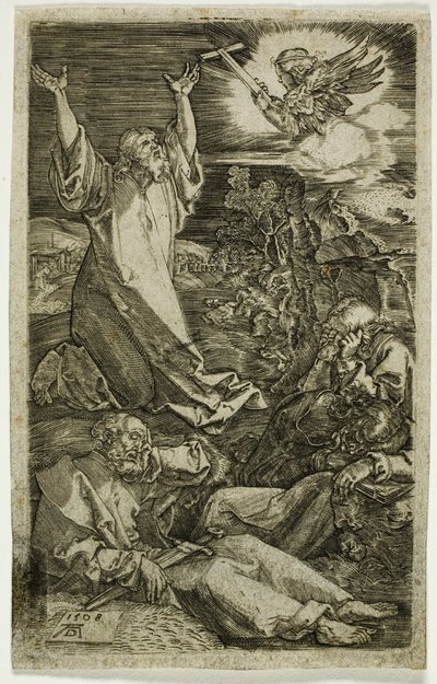 Agonia no Jardim, da Paixão Gravada de Albrecht Dürer