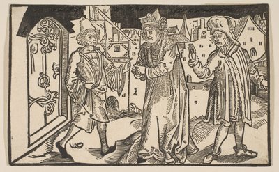 Andria, da Comédia de Terence, reimpressão do século XIX. de Albrecht Dürer